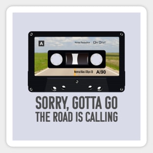 Cassette Audio Road Trip Mix Tape Nostalgic 1980s Magnet